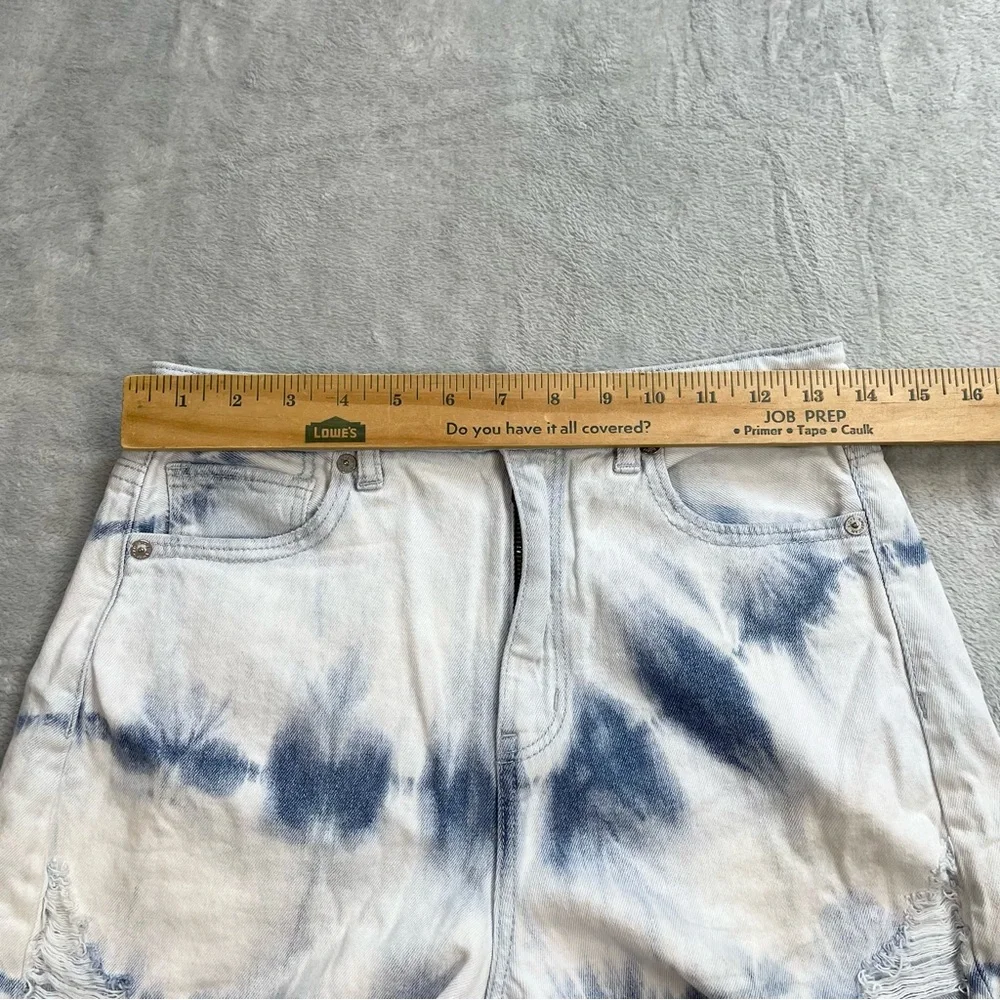 American Eagle Shorts 4 Womens Highest Rise‎ Mom Tie Dye Cutoff Comfort Stretch